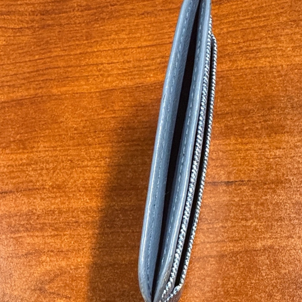 Balenciaga Blue Denim leather Card Holder - Picture 10 of 11